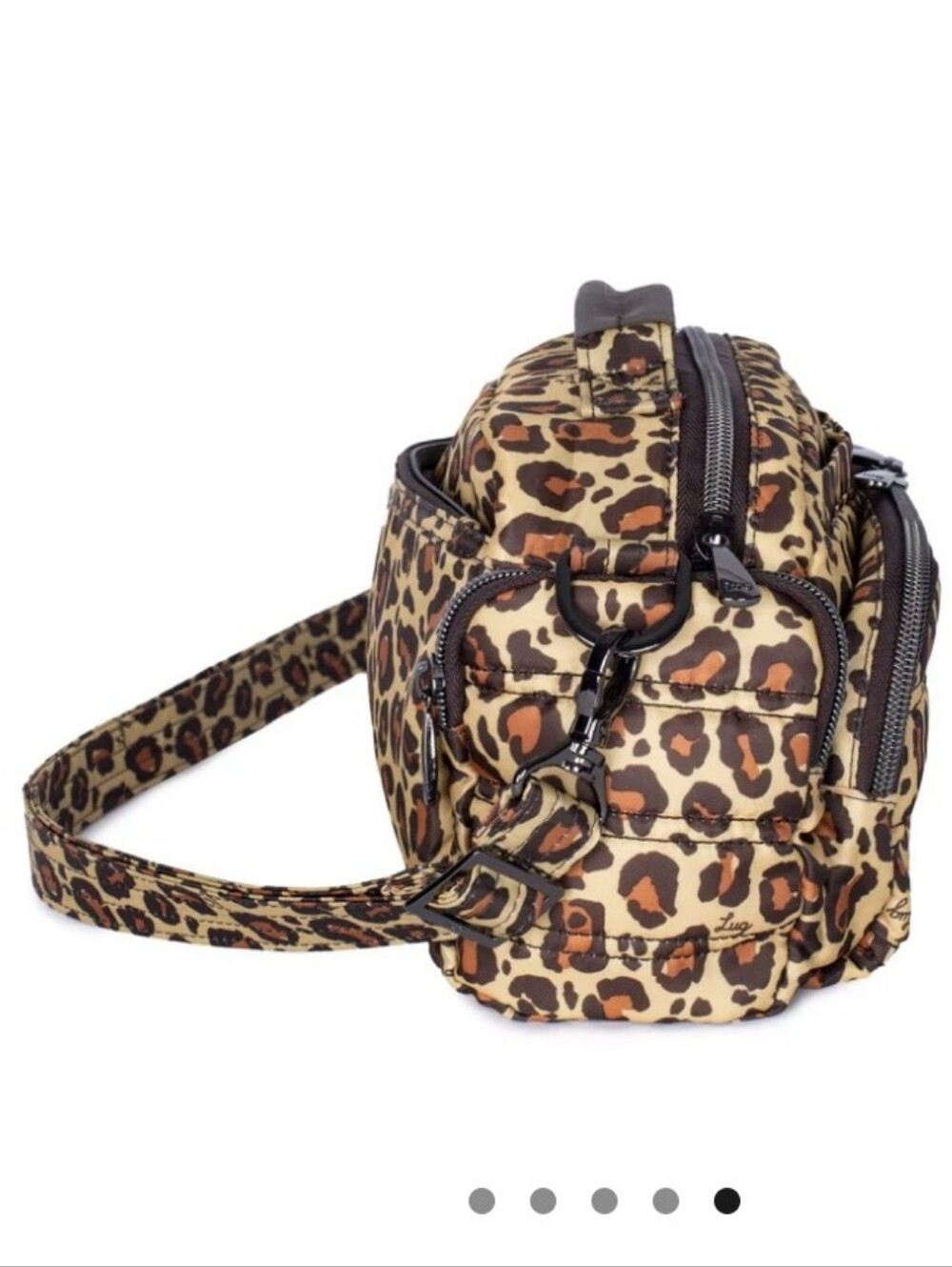$90 Retail NWT Lug Leopard Trolley Crossbody - Rare, Sold-Out Gem! - Picture 13 of 16